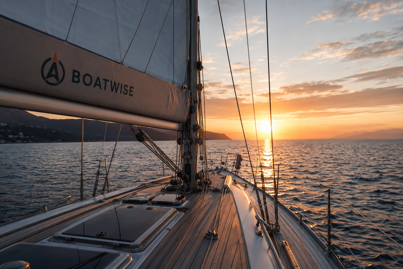 Boat at sea